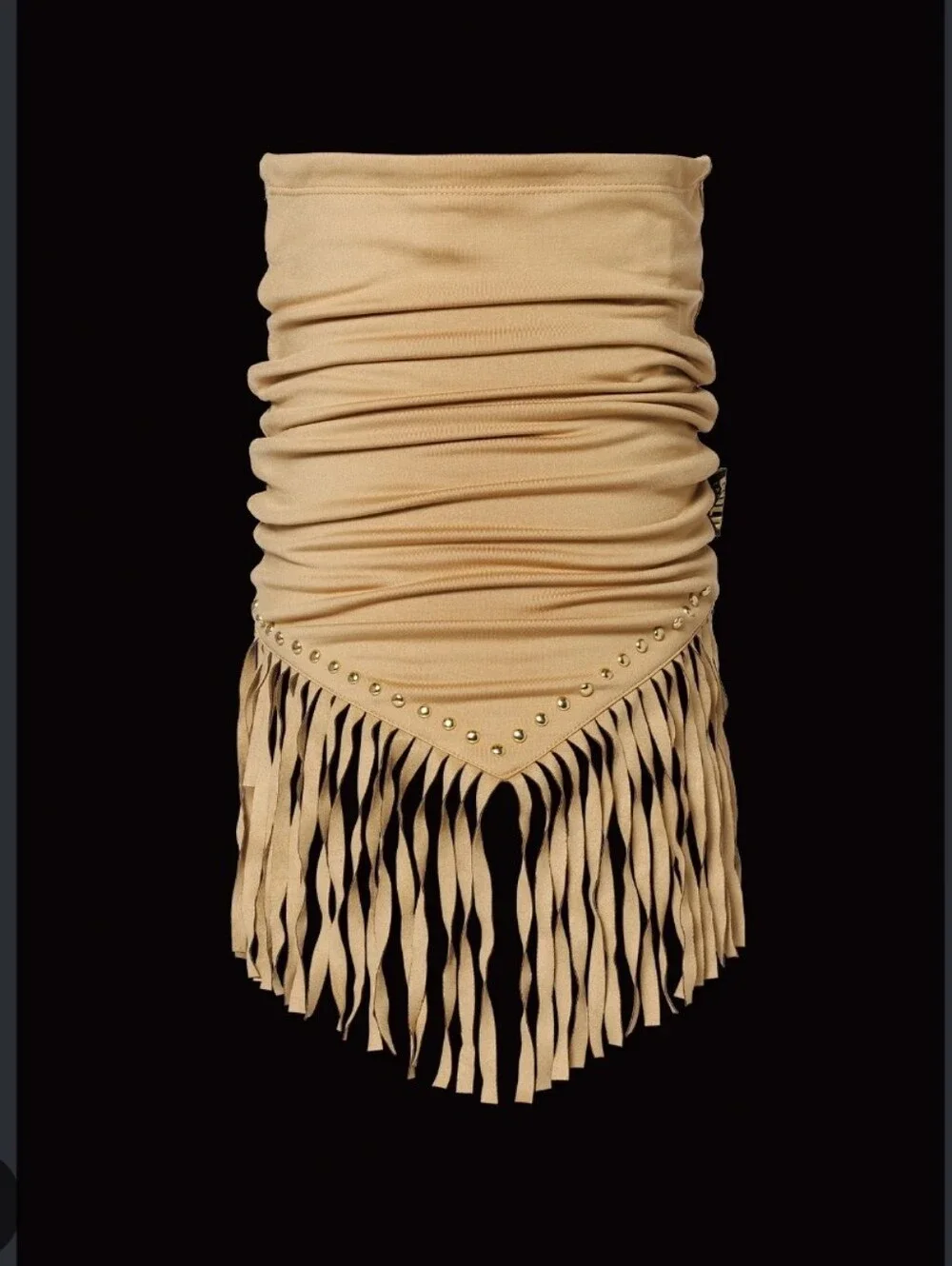 Goldbergh Mingle Neckwarmer Gaiter Goldbergh Ski Neck Warmer Caramello Tan Brown